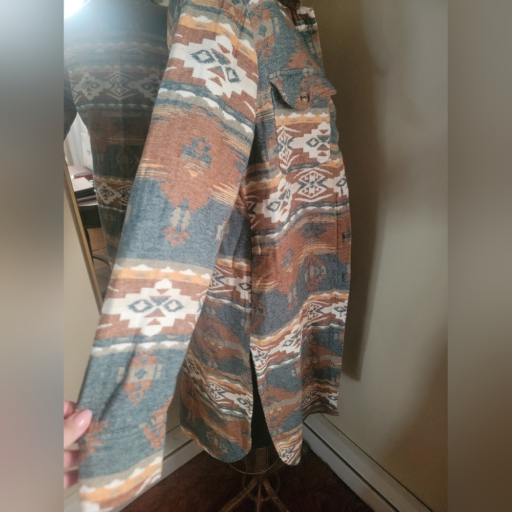 Southwestern Patterned Shacket - image 4